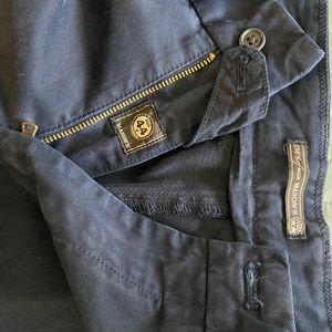 Mason’s navy cotton trousers